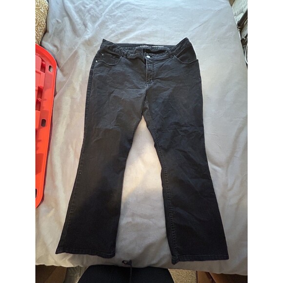 Riders by Lee Women's Size 20WP Black Midrise Bootcut Jeans Denim Pants - Picture 8 of 8